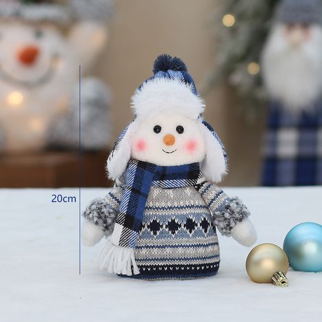 Mub - Poupée de Noël mignonne, balançoire à ski, bonhomme de neige, décoration, cadeaux de Noël (1/3)