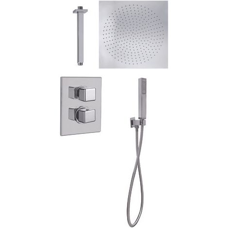 Pack thermostatique de douche à encastrer Cuadr'O - ROLF (1/3)