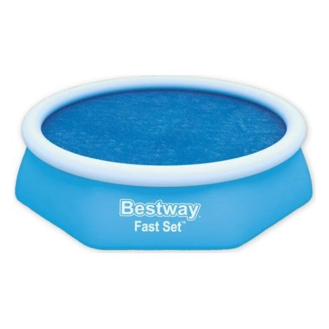 Bestway Bâche à bulles ronde 240 cm pour piscine Fast Set ø274 cm