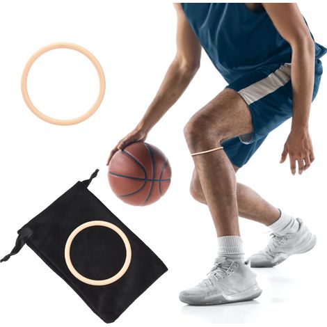 Sangle fine de genou pour basket, attelle rotulienne élastique de soutien et protection articulaire. (1/5)