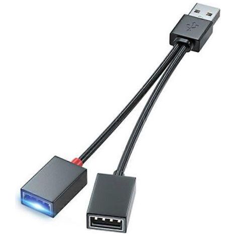 Câble répartiteur USB avec adaptateur de charge pour voiture, école, bureau - Transfert de données - Phare droit (1/5)