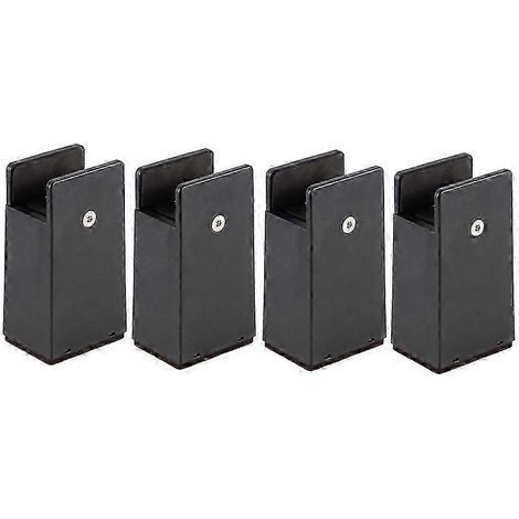 Rehausseurs de lit réglables 10 cm, rehausseurs de meubles avec pince à vis, lot de 4 rehausseurs de canapé pour meubles d'une épaisseur de 0 à 4 cm (0 à 1,6 po) pour table (1/5)