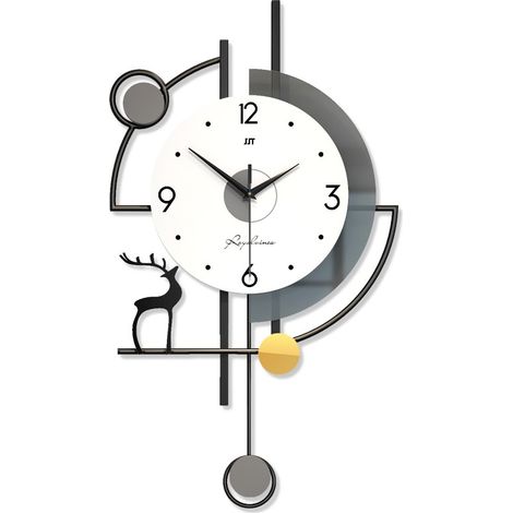 Horloge Murale Moderne Minimaliste Créativité élégante Pendule Murale Décorative (1/5)