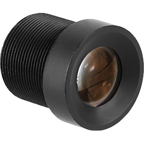 Objectif de carte de caméra haute définition, focale de 12 mm, pièces de surveillance CCTV de sécurité (1/5)