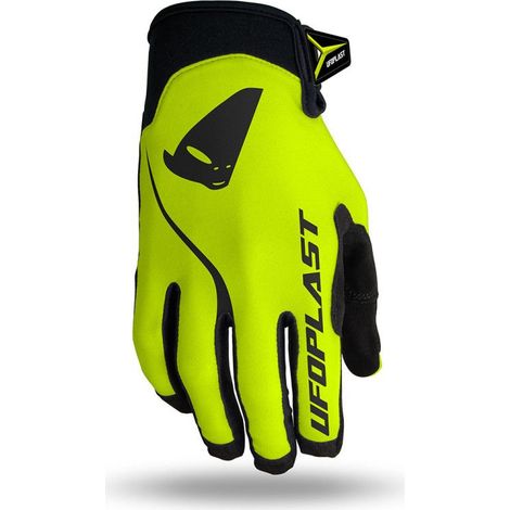 Gants UFO 2025/09 SKYLINE CROSS, couleur jaune fluo/noir, taille XXL - Collection 2025 (1/4)