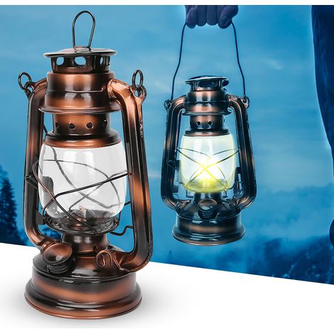 Farol de queroseno retro para granero, adorno de bronce para pubs, posadas, iluminación exterior, decoración de interiores. (1/5)