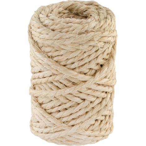 Cuerda Sisal 3mm 23m Cuerda de Yute Embalaje Decoracion Jardineria Fotos Regalos Manualidades (1/5)