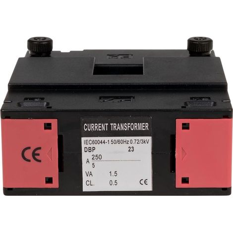 Transformador de corriente de núcleo abierto 250-5A clase 0,5 (1/5)