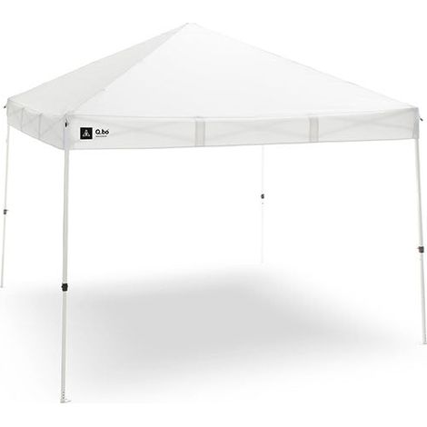 Gazebo da Giardino Pieghevole 3x3m Telo in Poliestere con Ventilazione Taddei Automatico Bianco (1/2)