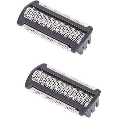 2 têtes de rechange pour rasoirs électriques Philips BG2000, compatibles avec les modèles BG2024, BG2025, BG2026, TT2021 et TT, noires (1/5)