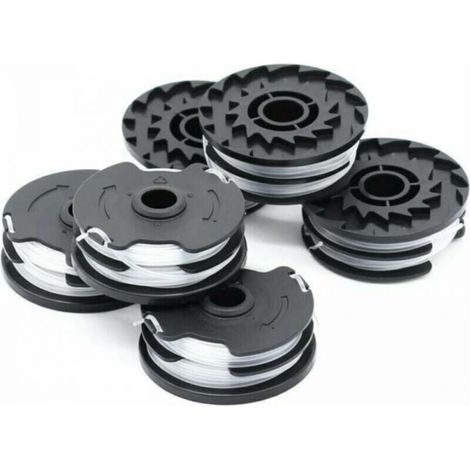 Paquet de 6 bobines de rechange pour tondeuses à gazon LIDL Parkside PRTA 20-Li A1, B2, C3, PRT 550 A1, A3, PRT 300 A1 (1/5)