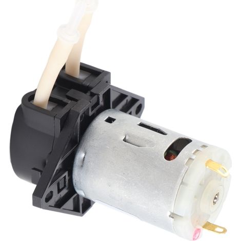 Pompe doseuse 12 V CC, pompe péristaltique pour liquides, pompe à tuyau, tête de dosage pour aquarium et laboratoire (1/5)