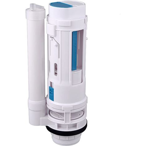 Vannes de chasse d'eau de rechange pour toilettes - Blanc - 25 cm de hauteur (1/5)