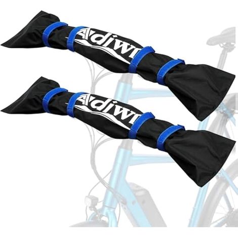 Lot de 2 protections de guidon vélo, housse étanche 90 cm pour vélo électrique avec fermeture éclair et adhésif réglable amélioré, matériau Oxford durable, anti-poussière, anti-taches, adapté à toutes