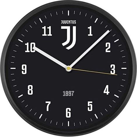 Jm 00875JU1 Horloge Murale Quartz Noire 30 cm