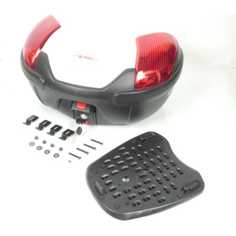 [JAMAIS UTILISE] Top case 50L K-MAX K16 Blanc Kuan-Mei pour moto (1/5)