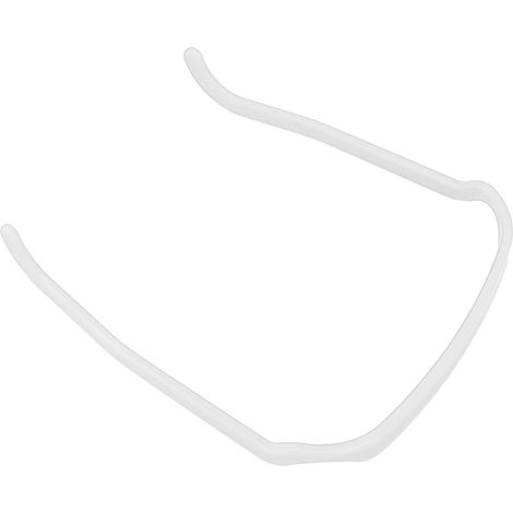 Lunettes de soleil, bandeaux invisibles pour cheveux, accessoire de coiffure pour cheveux bouclés et épais, blanc (1/5)
