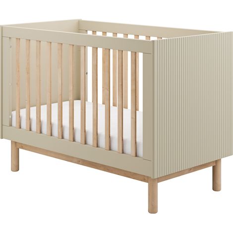 MILOO Mitwachsendes Babybett 60 x 120 cm ohne Matratze (1/5)