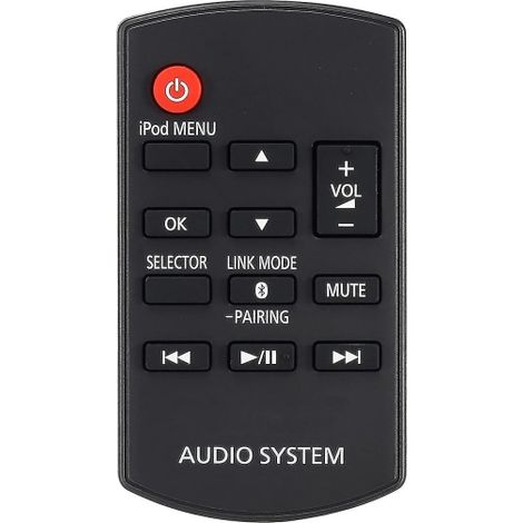 Télécommande pour Chaîne Audio Bluetooth Panasonic SC-HC05 SA-HC05 SC989, Remplacement de Contrôleur à Distance (1/5)