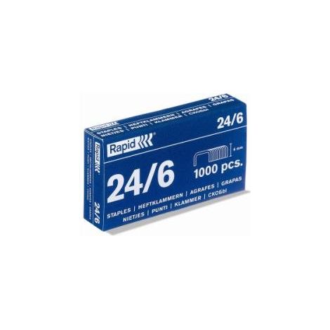 Rapid-Klammern 24/6 cj 1000 verzinkt -20u-