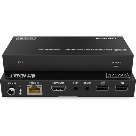 Digitus Set extender 4K HDBaseT™ HDMI KVM, 150 m