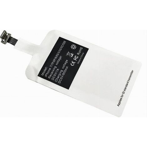 Trade Shop - KABELLOSES LADEGERÄT MIT CHIP FÜR IPHONE 7/7P/6P/6/6S/5/5S/5C/5SE MAXTECH - (1/2)