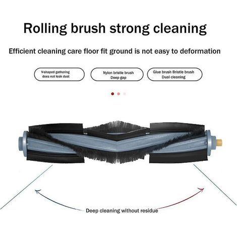 Sac à poussière à brosse rotative adapté aux accessoires de balayeuse d'aspirateur robot X1 (1/2)