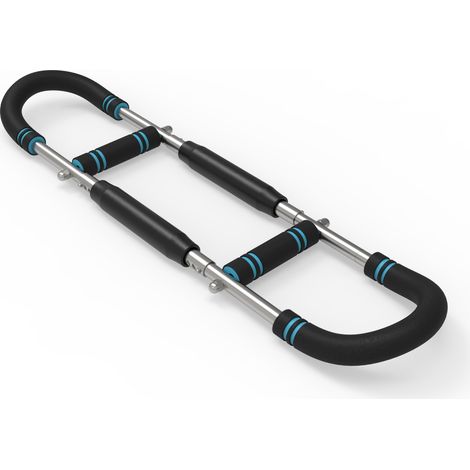 CHICFURN Twister Armtrainer ajustable 68 x 16 x 2 cm negro y azul, 3 niveles de resistencia (1/5)