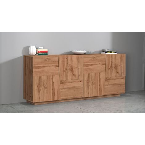 Credenza 4 Ante 200x44x86 cm Pongo 4A Rovere Wotan (1/5)