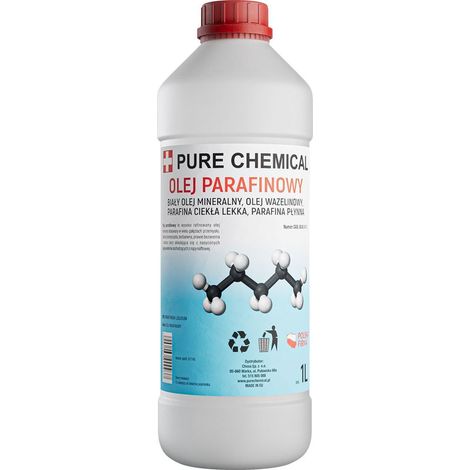 Huile de Paraffine 1 L - Pureté Exceptionnelle - Idéale pour Cosmétiques et Industrie