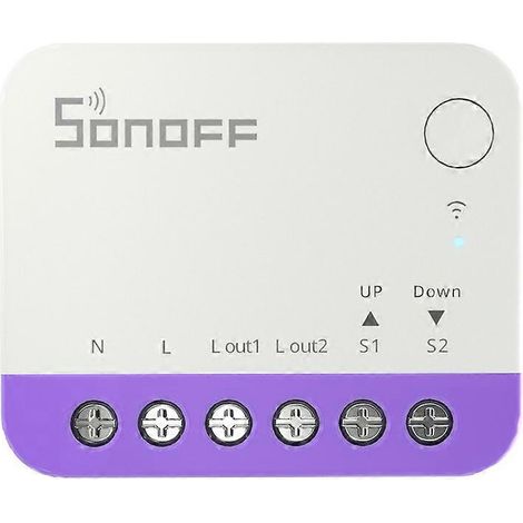 SONOFF Mini-RBS Matter WLAN-Smart-Schalter für Rollläden, Fernbedienung und Timer für das vernetzte Zuhause, kompatibel mit HomeKit und Alexa. (1/5)