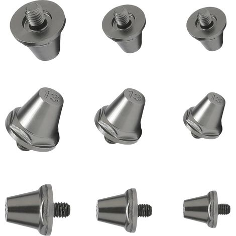 Lot de 12 crampons de rechange en aluminium pour chaussures de football (1/5)