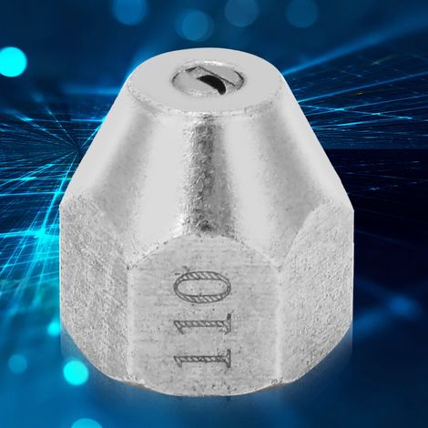 Buse de nettoyage de tuyau, angle de 25°, type éventail, en acier inoxydable 304, filetage femelle M14, kit de remplacement 1,5 mm (1/5)