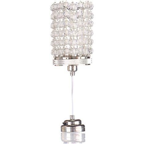 Lustre en Cristal LED pour Plafond de Maison de Poupée à L'Échelle (1/5)