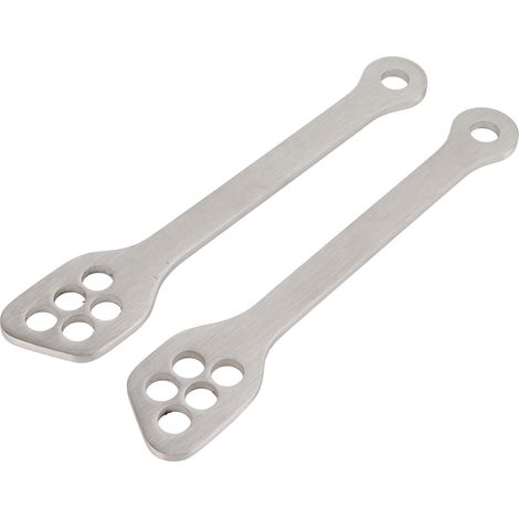 Kit de biellettes d'abaissement arrière réglables 20-30 mm en acier inoxydable 304, compatible avec les modèles EX250, EX300, ZX-6R et ZX-10R.
