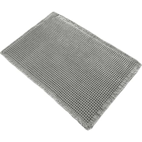 Carpettes De Bain Carpette Gaufrée À Séchage Rapide Lavable En Machine Tapis De Antidérapant Absorbant Pour Accessoires, Cuisine, Sol, , Déco Maison, Appartement, Entrée, Ferme (1/5)