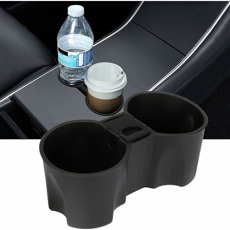 Porte Gobelet Voiture Compatible Console Centrale Support de Bouteille en Silicone Accessoires pour Organisateur de Tasse (1/5)