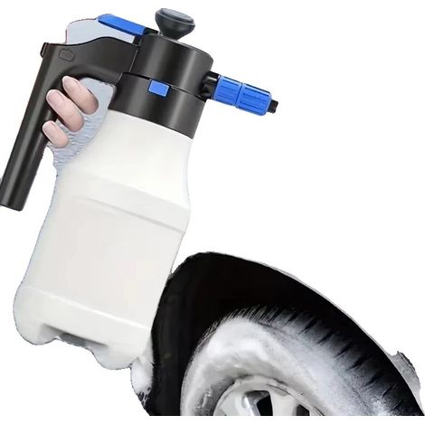 Pulverizador de espuma eléctrico, generación de espuma a alta presión, boquilla gran angular, botella pulverizadora de espuma (1/5)