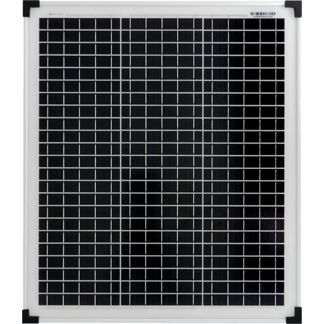 Solarmodul 50 Watt 36V Mono Solarpanel Solarzelle 630x545x30 (1/3)