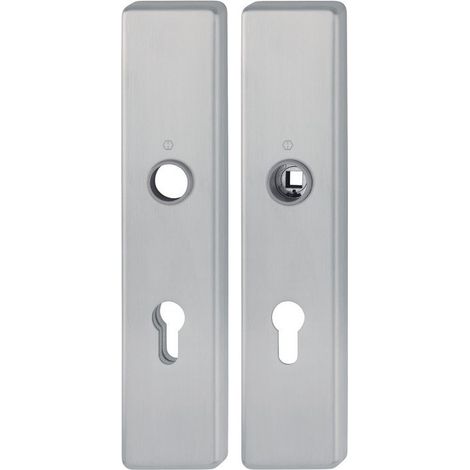 Par de placas traseras largas E2221/2210 ma F69 PZ 72mm HOPPE