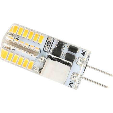 G4 Glühbirne 48LED 3W 300LM Bi-Pin-Lampe Nicht dimmbar für Kronleuchter AC DC 12V (Natürliches Licht 4000-4500K) (1/5)