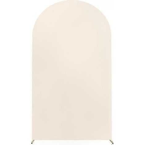 Arceau en U de 1,8m avec housse extensible 80x180cm pour mariages et fêtes, structure pour cérémonies et décorations (1/5)