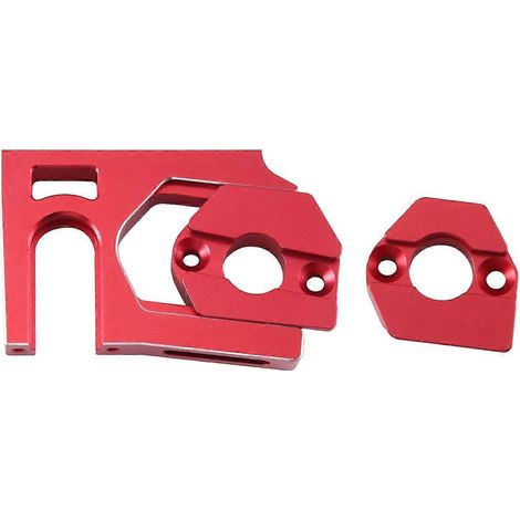 Support moteur coulissant pour ARRMA 1/8 6S Kraton OUTCAST TALION Rouge (1/5)