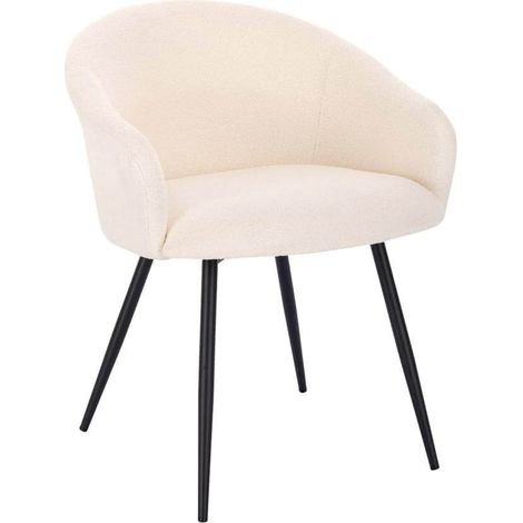 HOME DELUXE - Polsterstuhl CELESTE - 1 Stück, Farbe: Samt Weiß - weiche Polsterung, bis 120 kg belastbar I Küchenstuhl Speisestühle Esszimmerstühle Stuhl Polsterstuhl Esszimmerstuhl Esszimmerstühle (1/5)