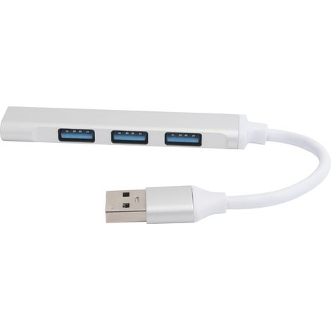 Hub USB 3.0 à 4 ports en alliage d'aluminium, adaptateur, convertisseur et répartiteur ultra-rapide. Accessoires (1/5)