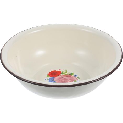 Évier multifonctionnel en émail de 18 cm d'épaisseur, style rétro, pour cuisine et salle de bain (1/4)