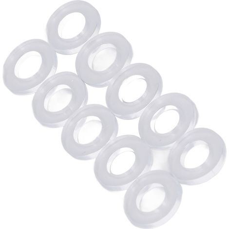 Soda Machine Adapters, CO2 Washers, Quick Converter Seals, Silicone O-Rings for Manufacturer's Hose, 10 Pieces (1/5)