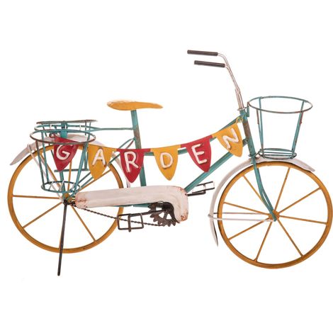 Modellino Bicicletta con Contenitore H 54 cm