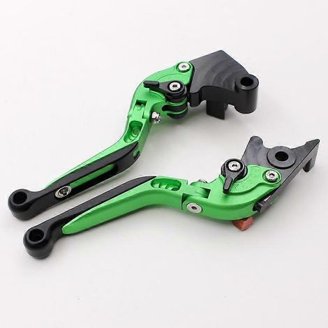 Modifications pour Kawasaki Ninja Z125 : embrayage de frein réglable en alliage d'aluminium, levier de klaxon au guidon (vert). (1/5)