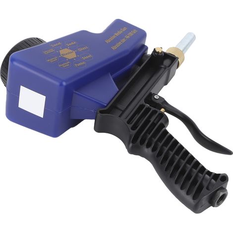 Pistolet de sablage portable à gravité, petite sableuse pour automobile, fournitures auto, bleu
